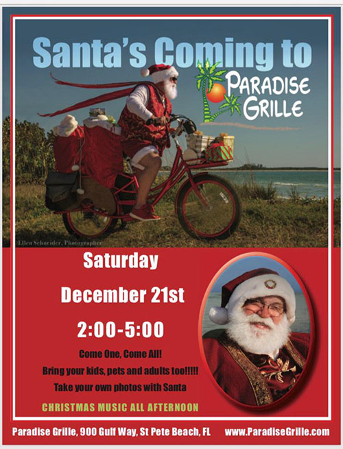 Santa Claus for Paradise Grill