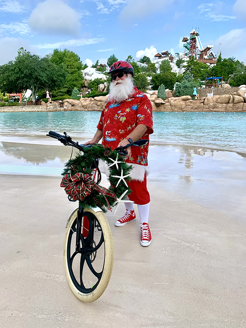 Blizzard Beach TikTok Santa