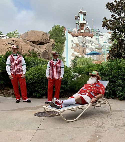 Blizzard Beach TikTok Santa